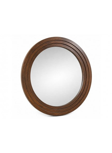 The Grange Collection Round Mirror | Brown LY83