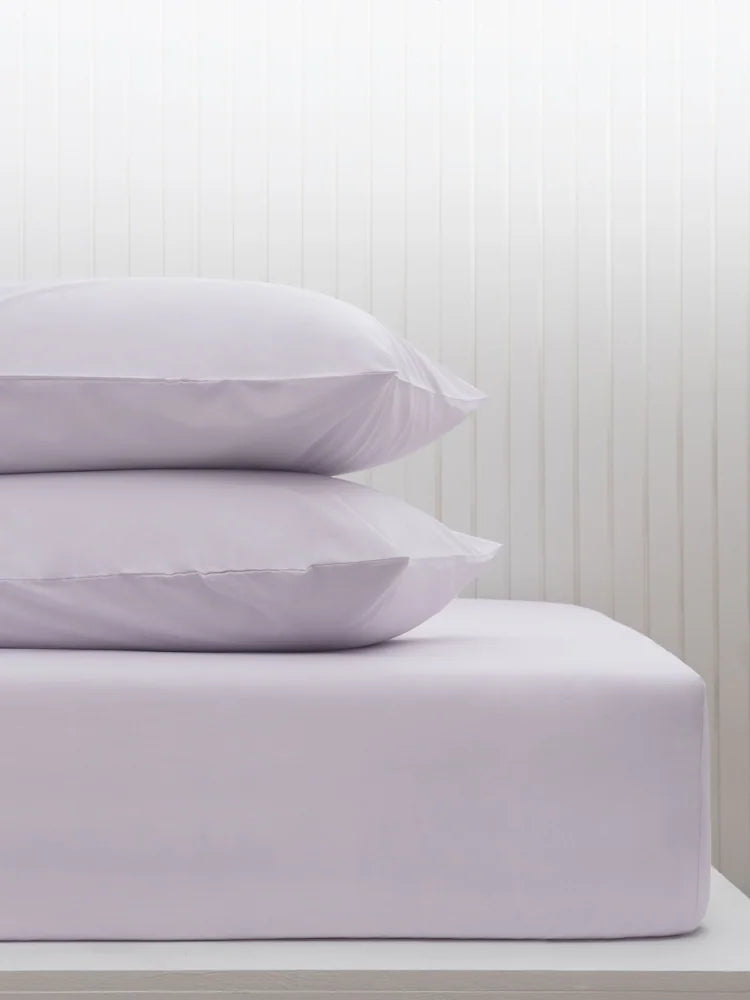 Catharine Lansfield Percale Deep Fitted Sheet | Lilac