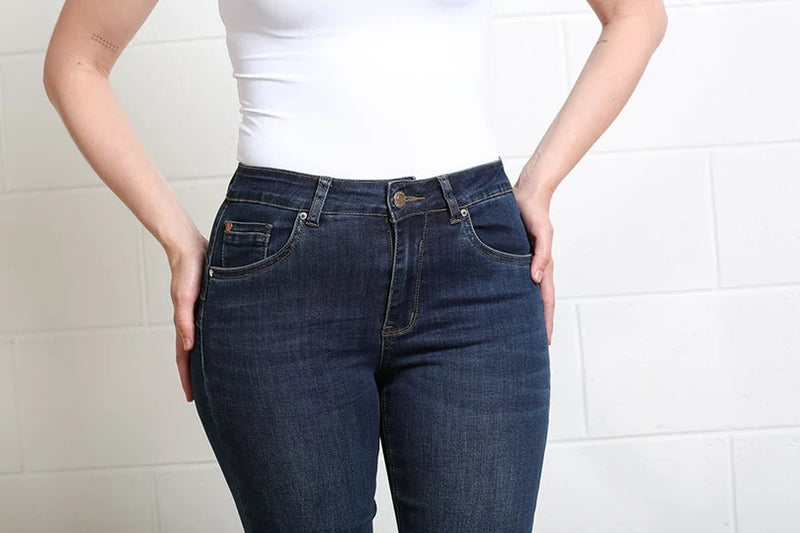 Rant & Rave Margaret Bootcut Jeans | Mid Blue RR44-Q10