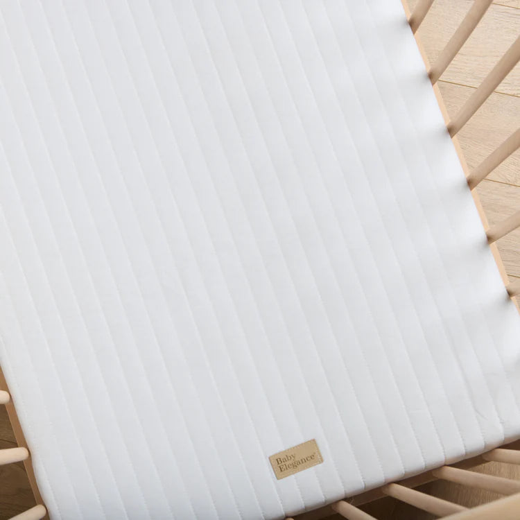 Baby Elegance Micro Fibre Cot Mattress - in cot lifestyle shot