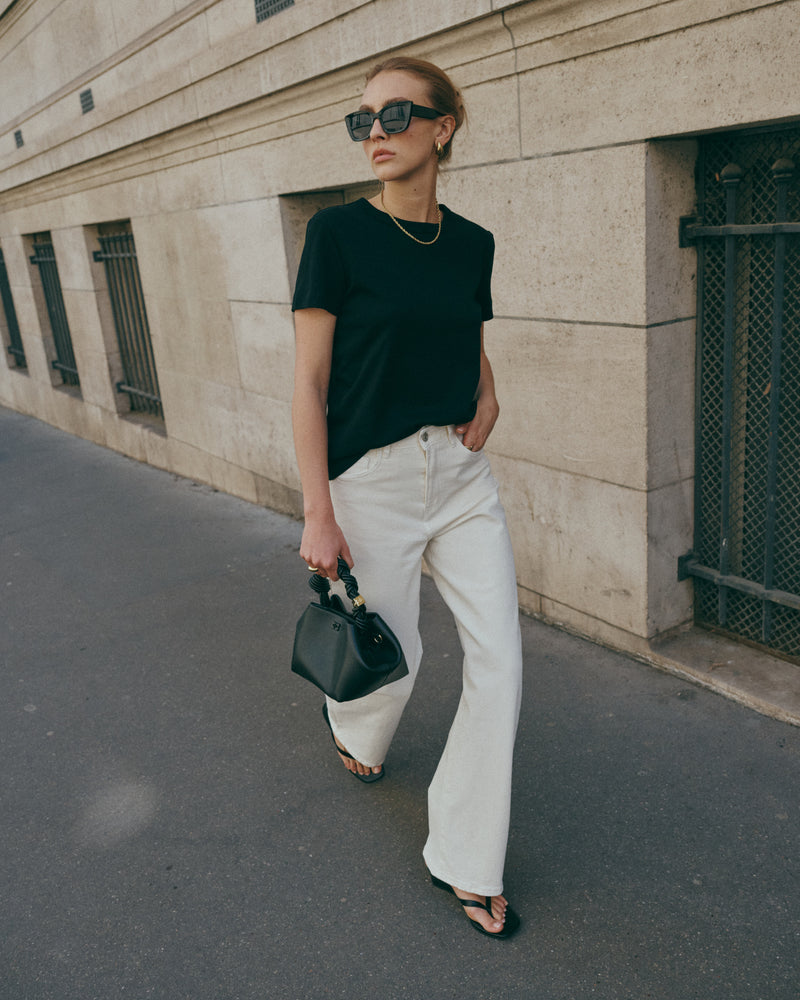 Ana & Lucy Lowen Barrel Jeans | Ecru PH7105