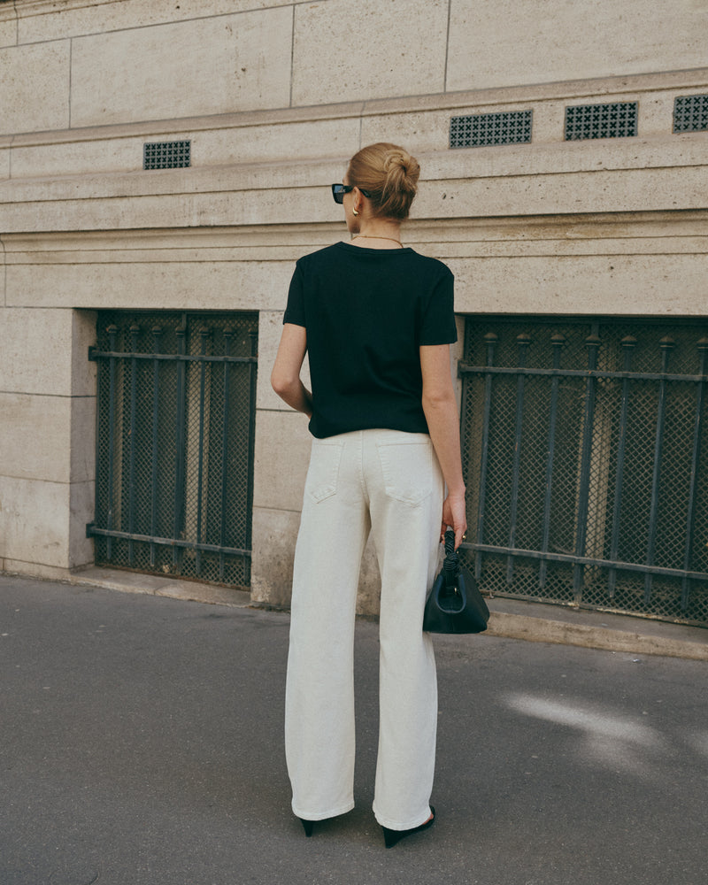Ana & Lucy Lowen Barrel Jeans | Ecru PH7105