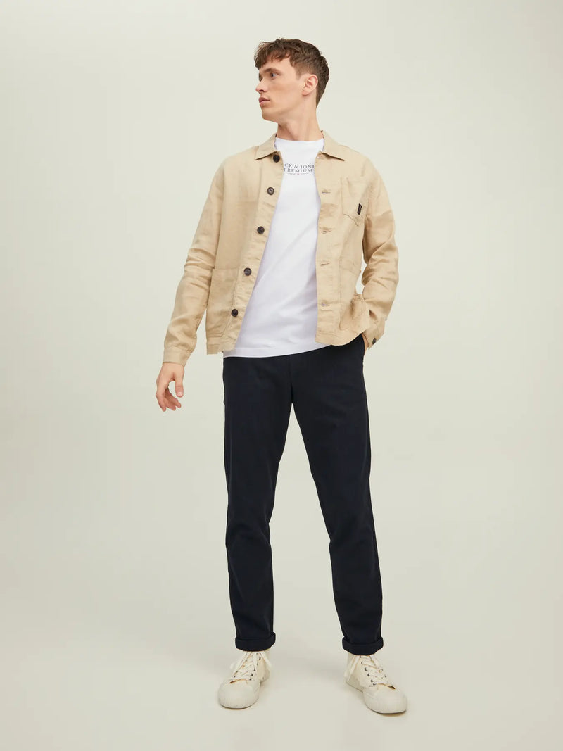Jack & Jones  Bluarchie SS Crew Neck Tee | White