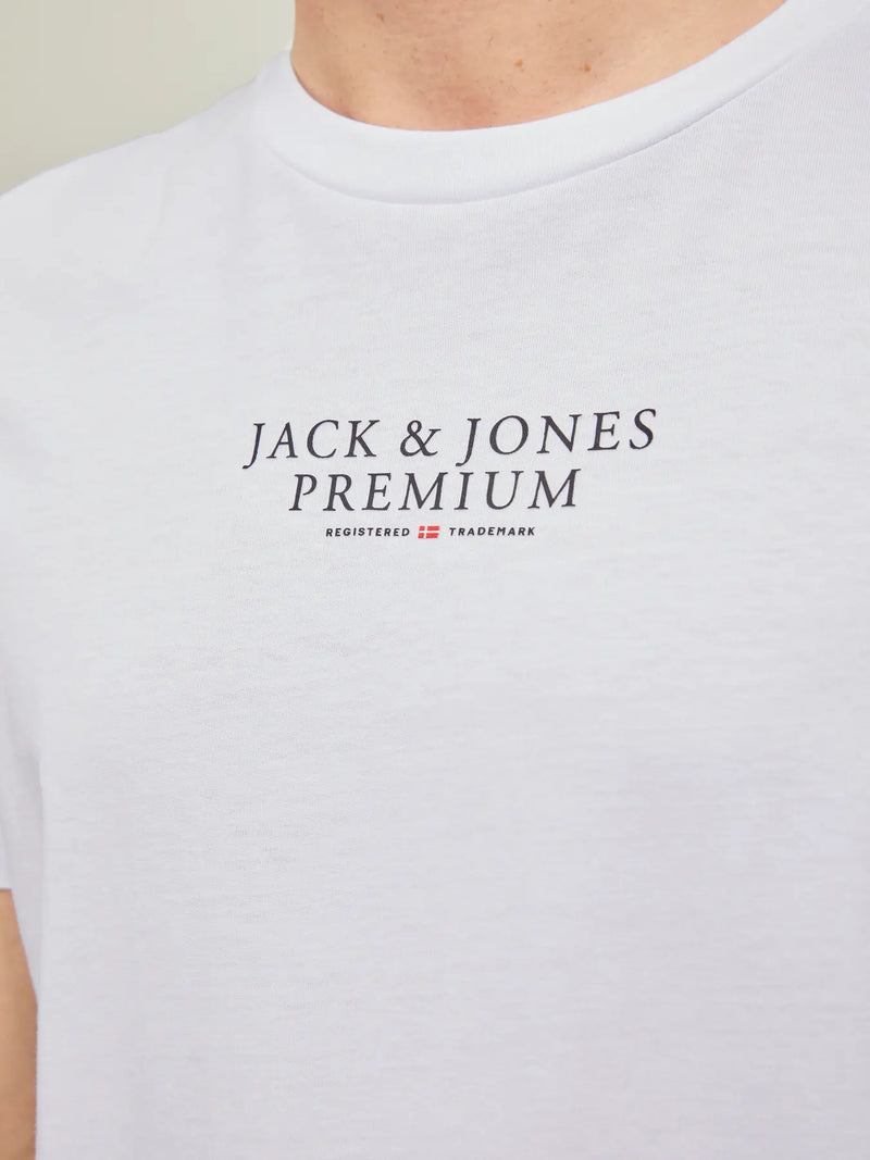 Jack & Jones  Bluarchie SS Crew Neck Tee | White