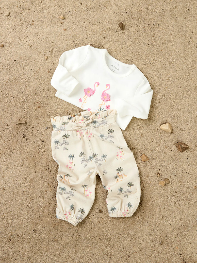 Name It Baby Fhia & Fhutis NB Set 2-Piece Set |  White
