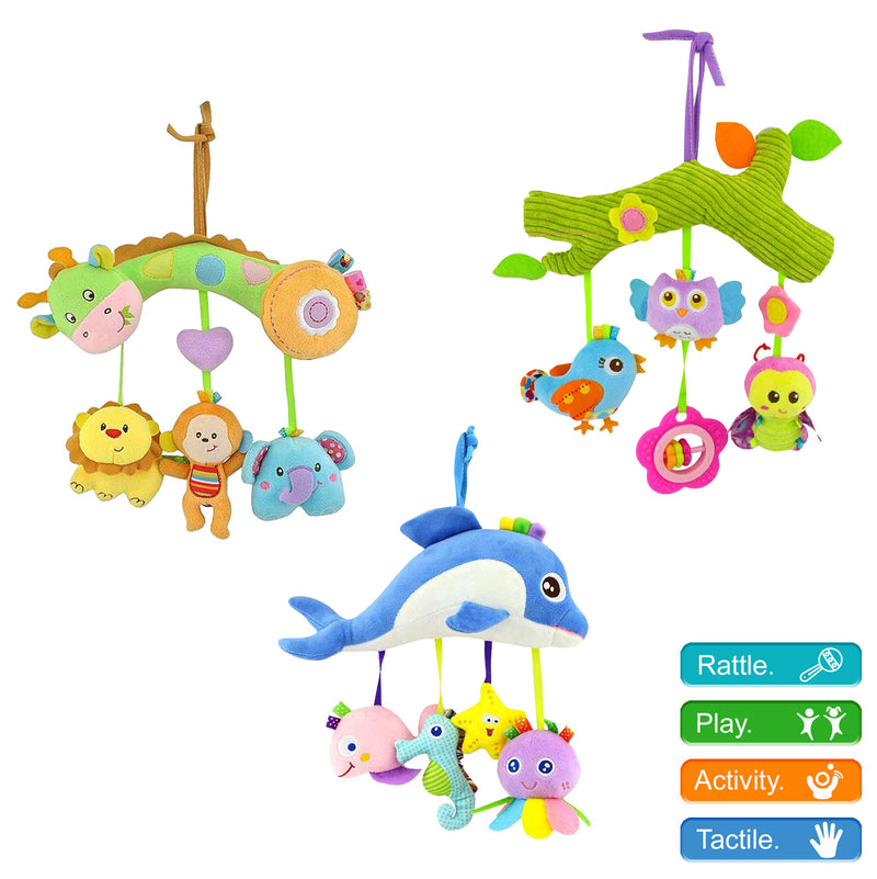 Jack & Jill Hanging Cot Toy 3 Styles | BB346