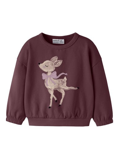 Name It Ryfie Long Sleeve Sweatshirt | Grape 13261812