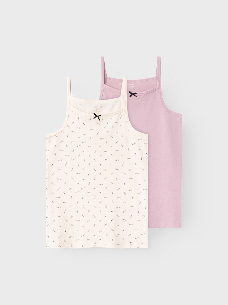 Name It Strap Top 2 Pack | Butter Milk