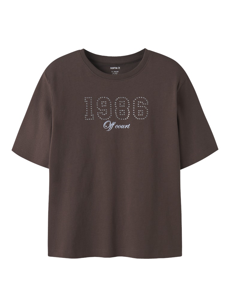 Name It Karina Kids SS Top | Brown