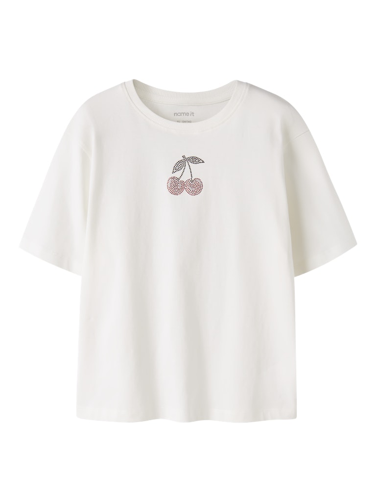 Name It Karina Kids SS Top | White