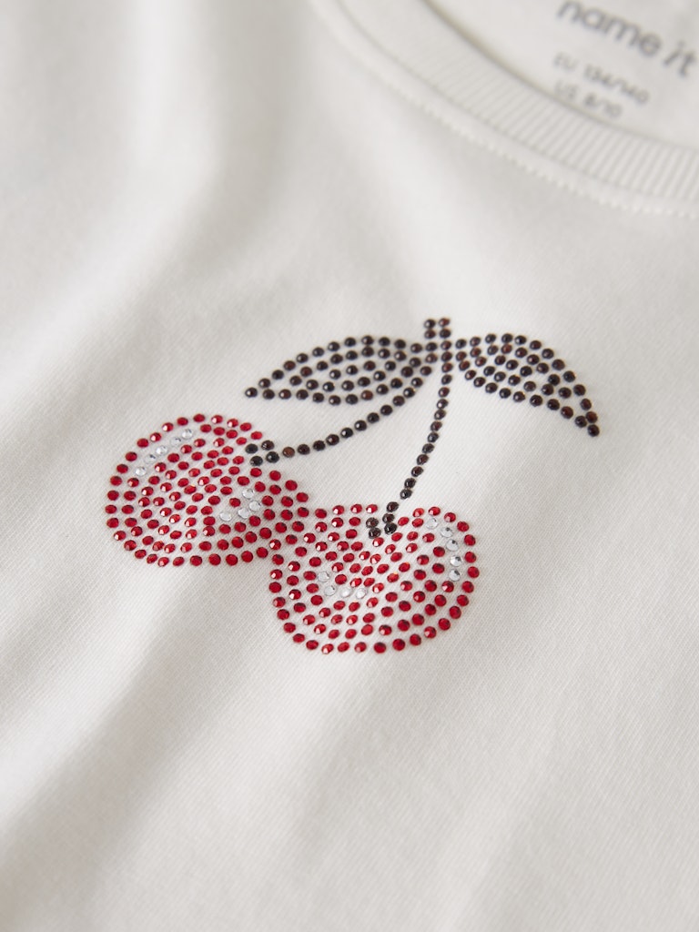 Name It Karina Kids SS Top | White