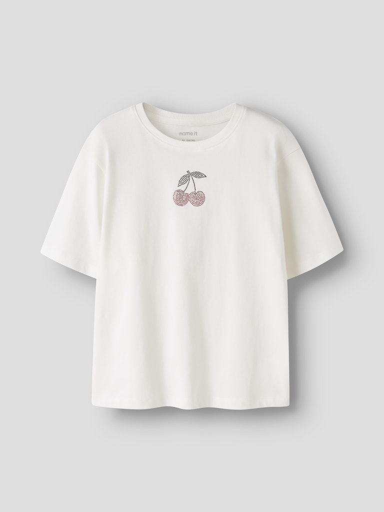 Name It Karina Kids SS Top | White