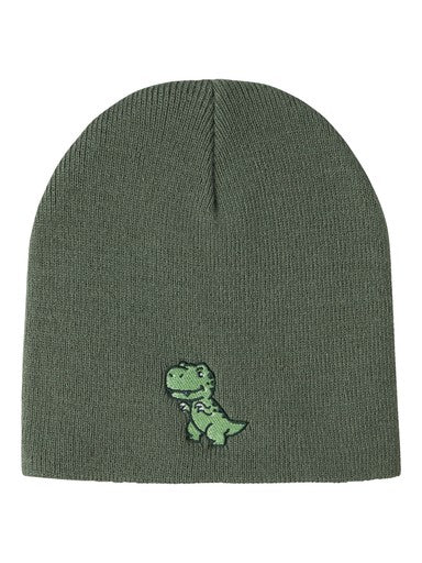 Name It Mini Knit Dino Beanie | Green 13251569