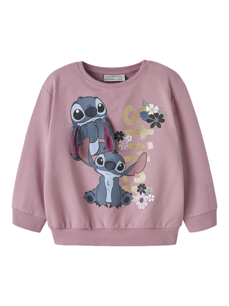 Name It Girls Jinny Mini Stitch Sweat Shirt | Lilac