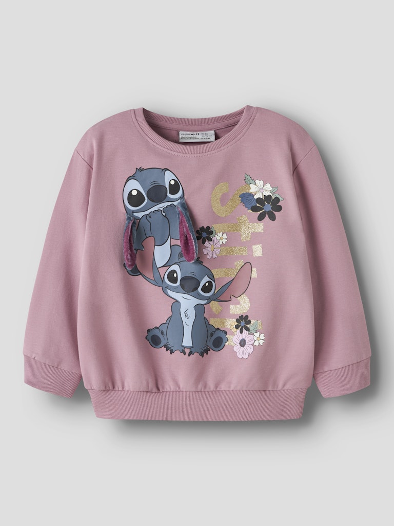 Name It Girls Jinny Mini Stitch Sweat Shirt | Lilac