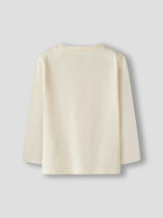 Name It Girls Love Life Pixel Hearts Long Sleeve Top - full length on model