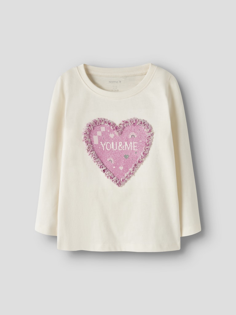 Name It Girls' You & Me Long Sleeve Top - back view