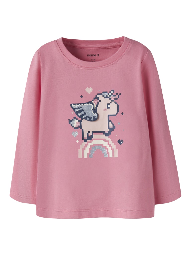 Name It Girls Letua Mini LS Top | Ginger