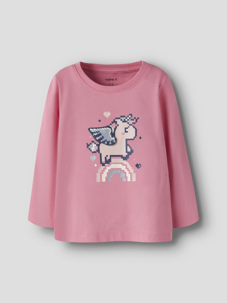 Name It Girls Letua Mini LS Top | Ginger