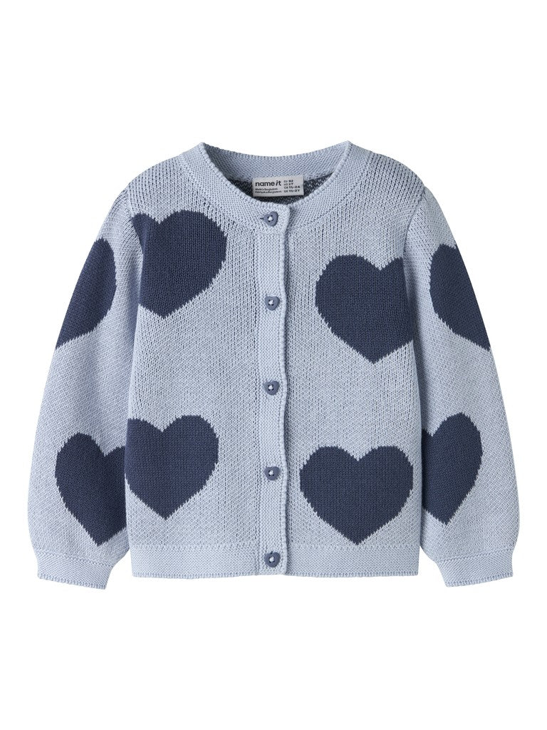 Name It Lianax Mini LS Knit Cardigan | Blue