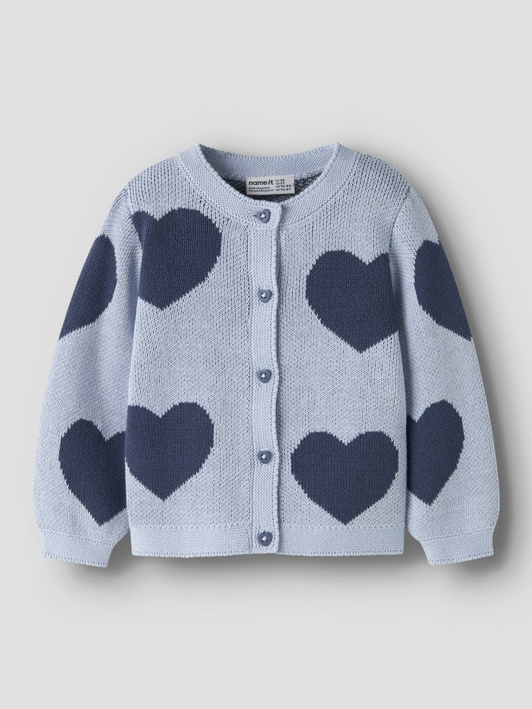Name It Lianax Mini LS Knit Cardigan | Blue