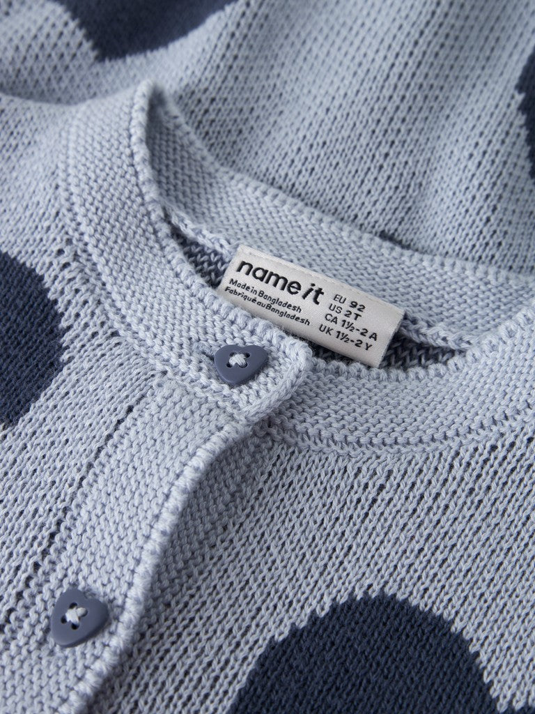 Name It Lianax Mini LS Knit Cardigan | Blue