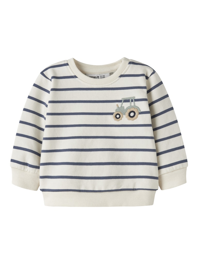 Name It Larsbo NB Set Sweatshirt & Trousers | Ivory