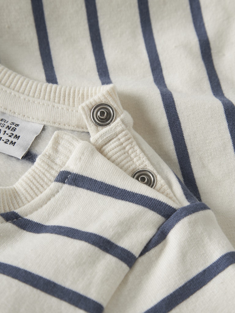 Name It Larsbo NB Set Sweatshirt & Trousers | Ivory