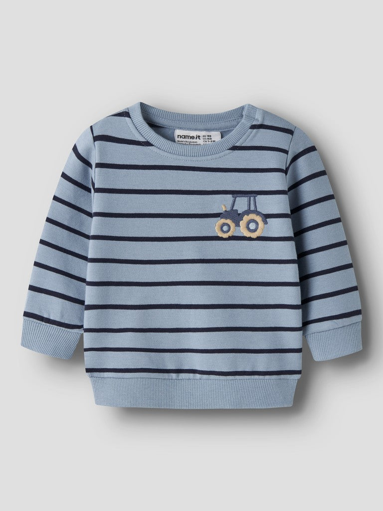 Name It Larsbo NB Set Sweatshirt & Trousers | Blue