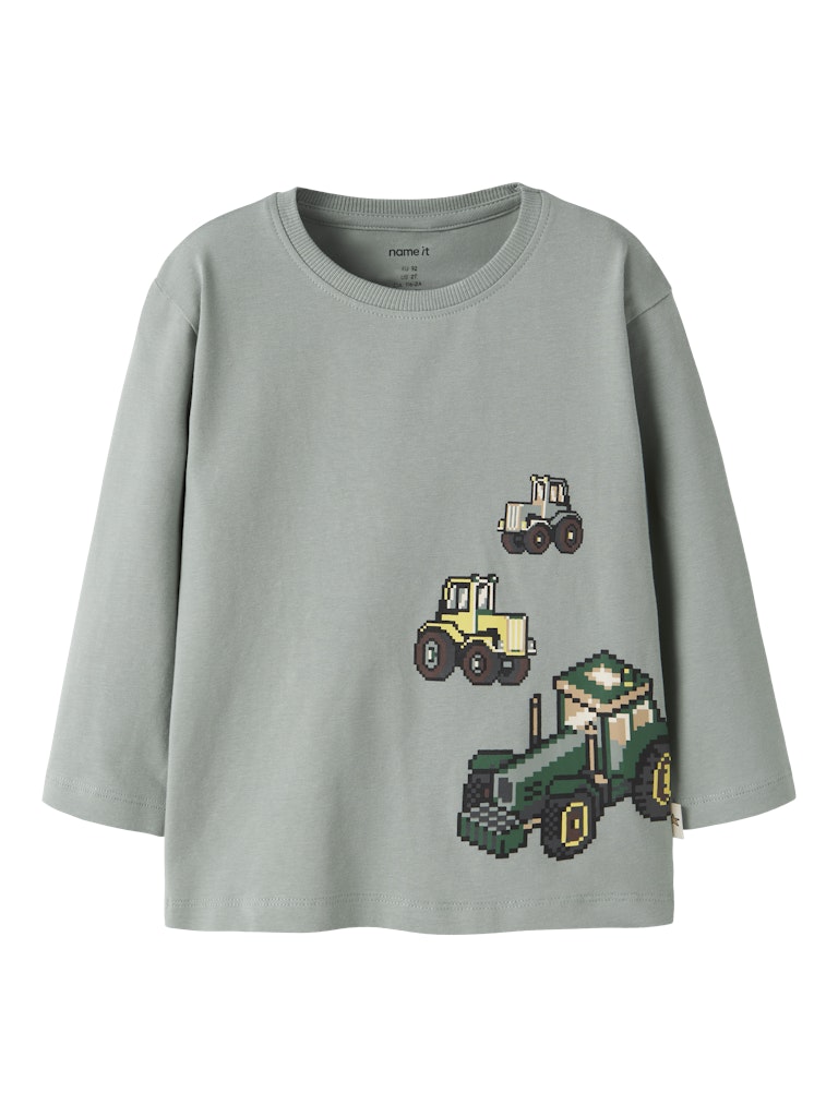 Name It Boys Lawrence Mini LS Top | Light Green