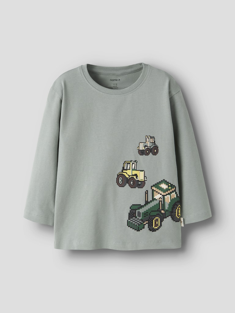 Name It Boys Lawrence Mini LS Top | Light Green