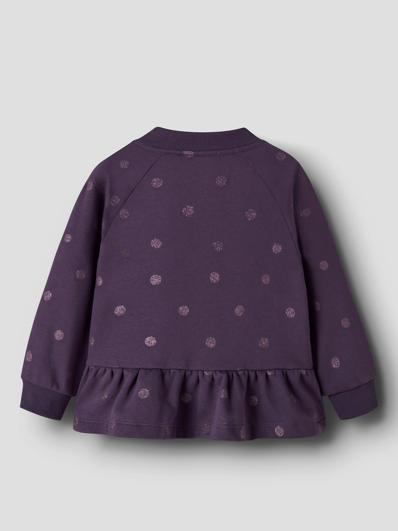 Name It Ovidia Mini Long Sleeve Full Zip Cardigan | Navy