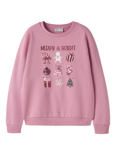 Name It Rambam Kids Long Sleeve Sweatshirt | Rose 13258867