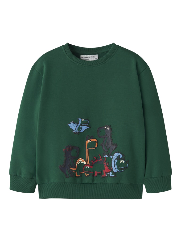 Name It Leon Mini LS Sweat Shirt | Green