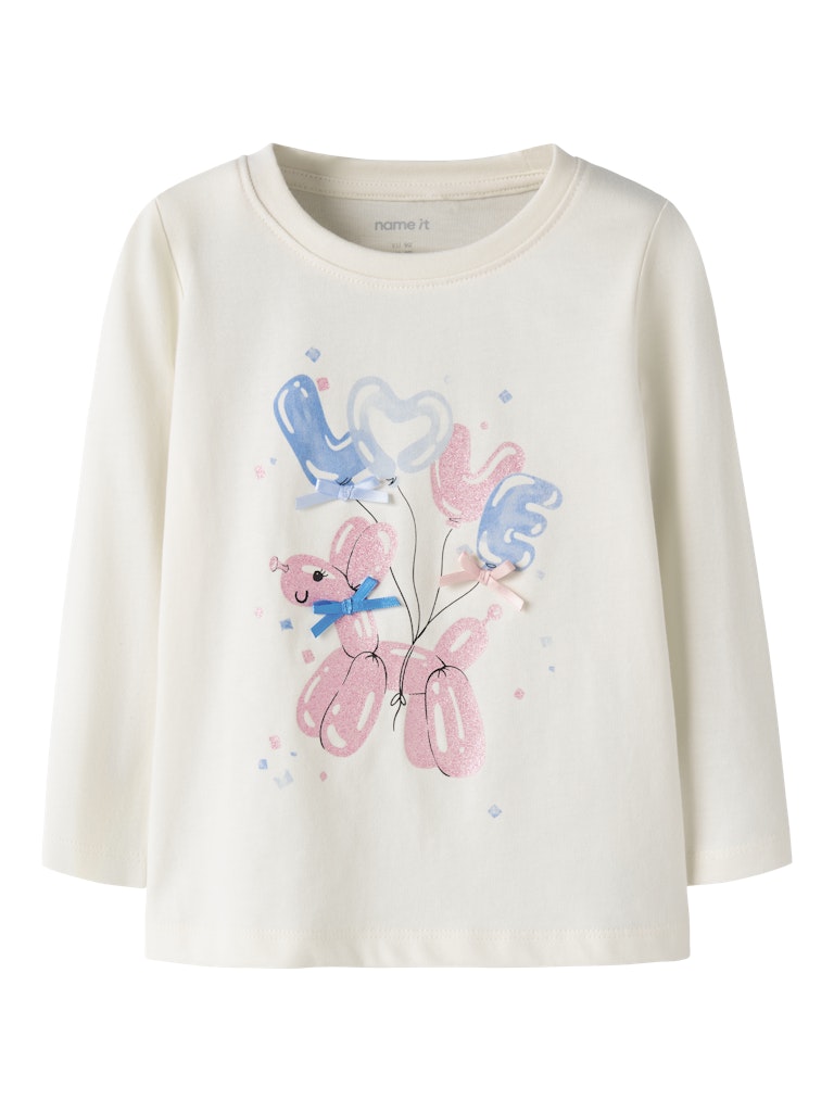 Name It Neomon Mini LS Top | Cloud Dancer