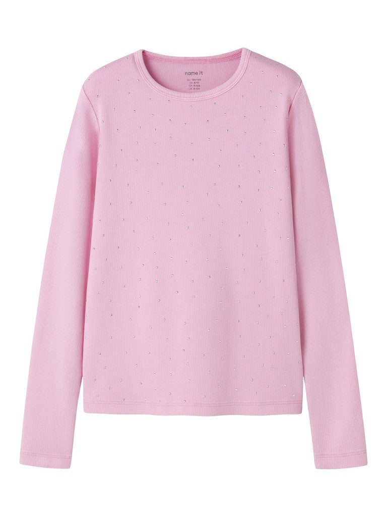 Name It Nolovo Kids LS Slim Top | Pink