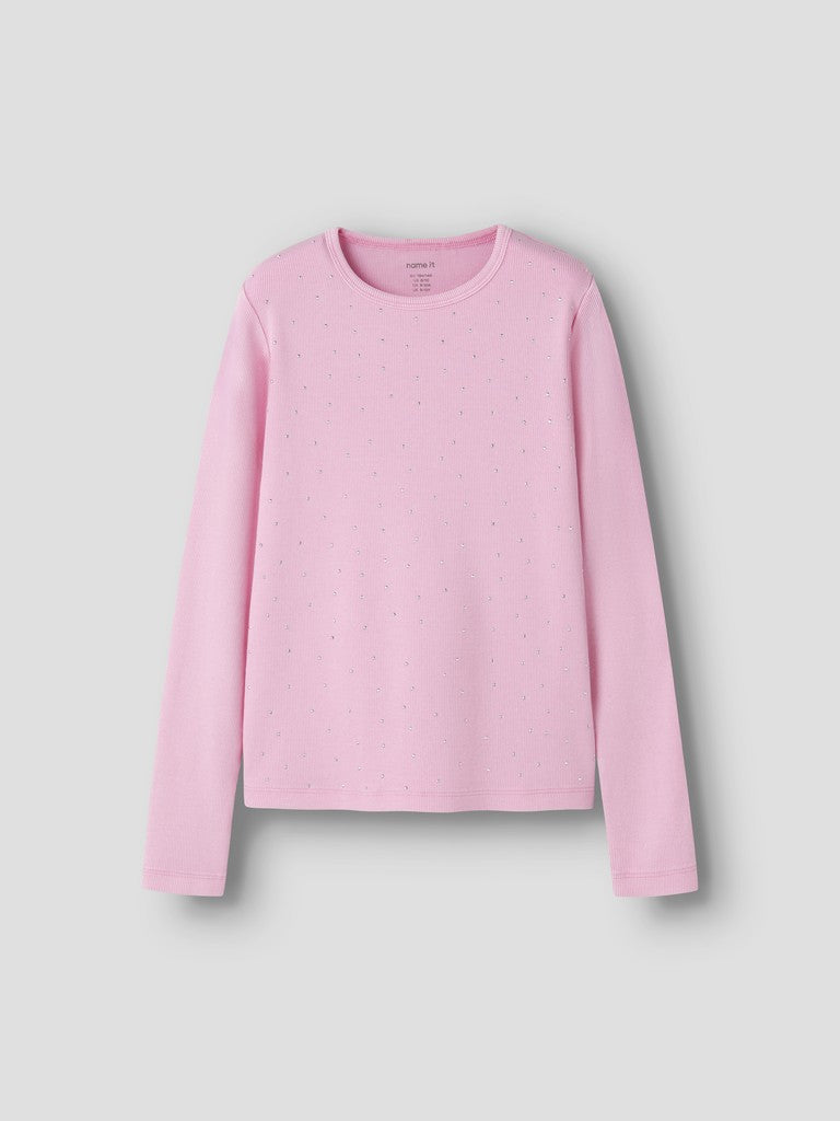 Name It Nolovo Kids LS Slim Top | Pink