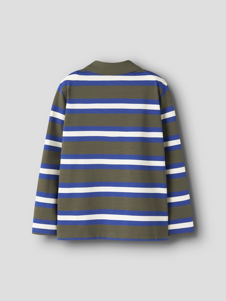 Name It Naftali Kids LS Polo Shirt | Olive