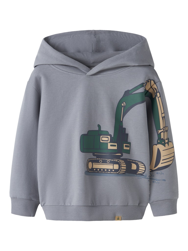 Name It Nero Mini LS Hoodie | Grey