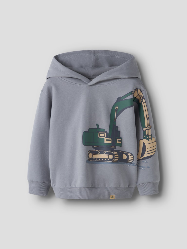 Name It Nero Mini LS Hoodie | Grey