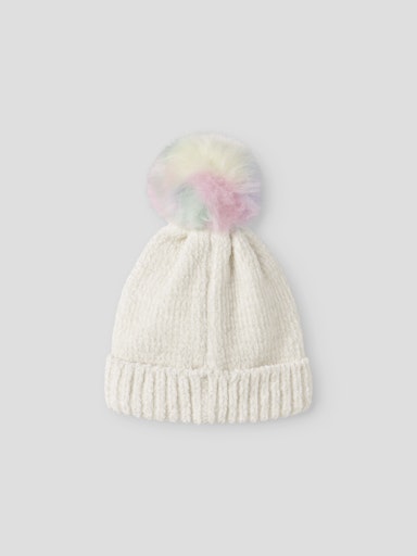 Name It Metea Mini Knit Unicorn Beanie | White/Gold 13245393