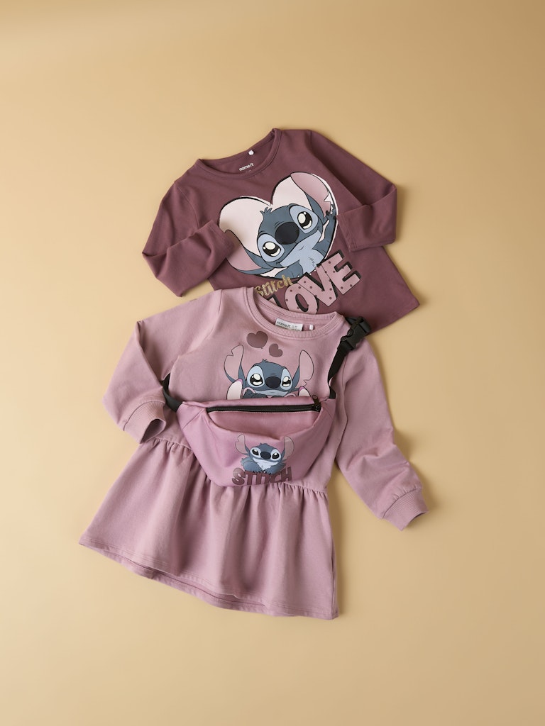 Name It Anina Mini Stich LS Top | Ginger