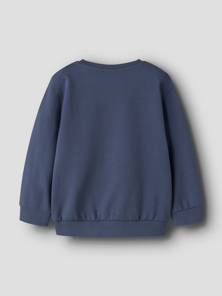 Name It Kids' Voto Mini LS Sweat Shirt | Indigo