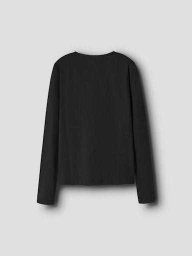 Name It Kids LS Slim Top | Black