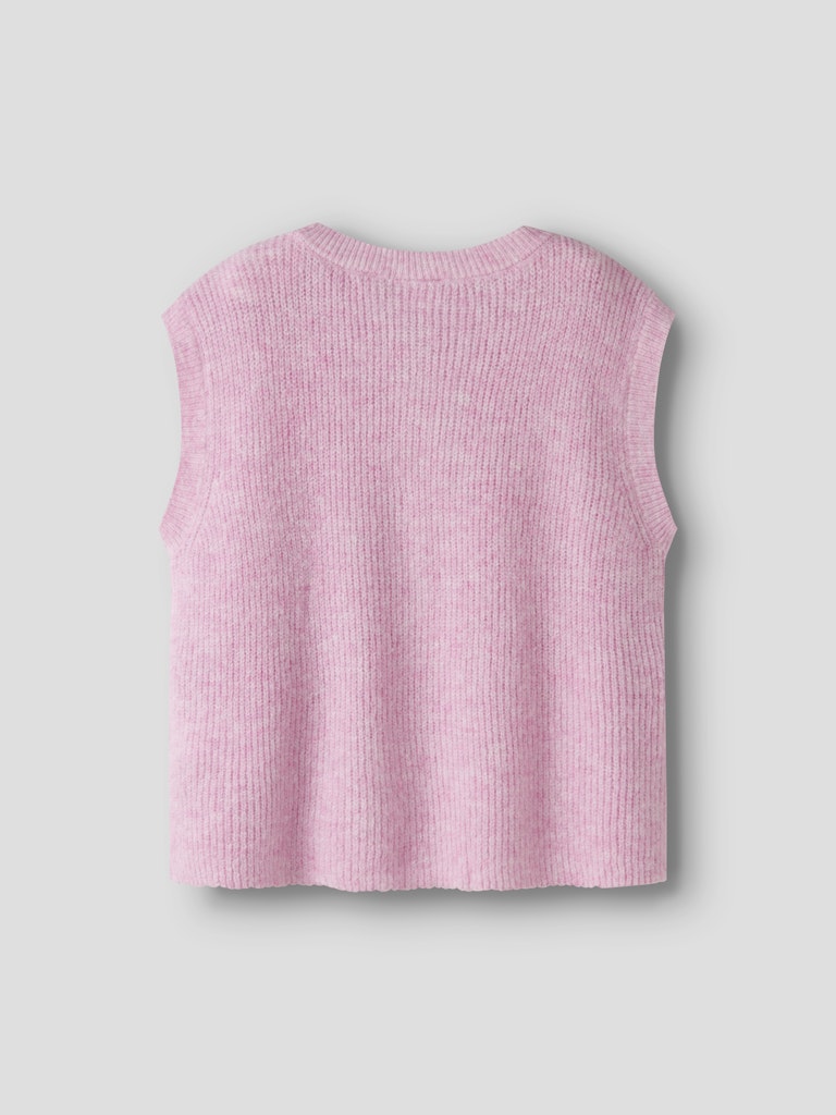 Name It Oanja Kids Loose Knit Vest | Pink