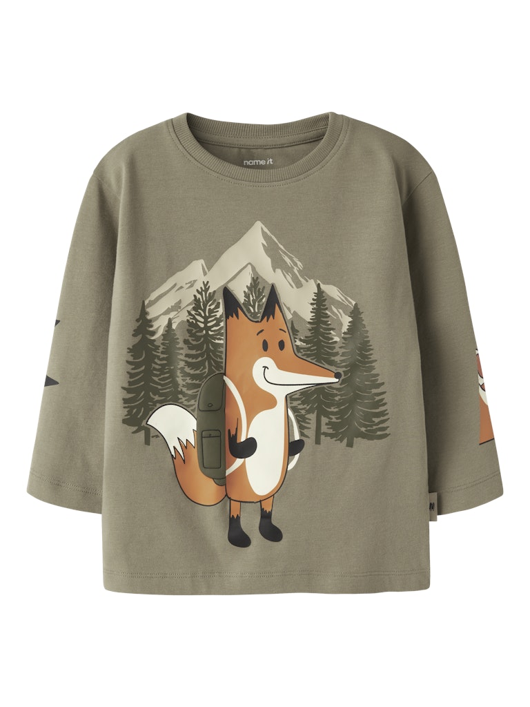Name It Otto Mini LS Top | Green