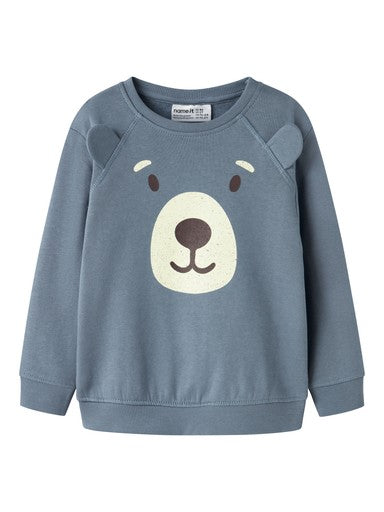 Name It Ollie Mini Long Sleeve Sweatshirt | Blue
