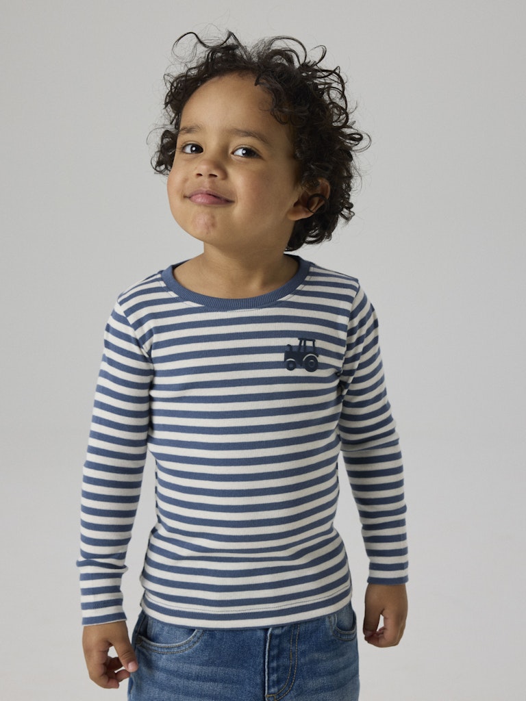 Name It Villy Mini LS Slim Top | Indigo