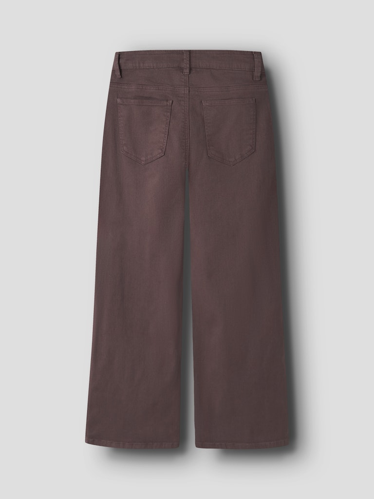 Name It Rose Kids Wide Twi Pant  | Coffee