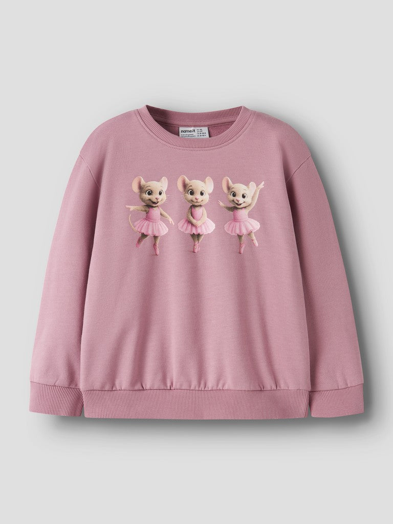 Name It Votea Mini LS Sweat Shirt  | Lila